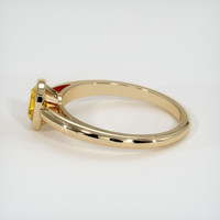 0.60 Ct. Yellow Sapphire Ring, 10K Yellow Gold 4