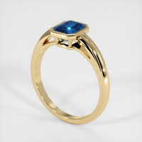 1.24 Ct. Sapphire Ring, 14K Yellow Gold 2