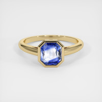 2.06 Ct. Sapphire Ring, 14K Yellow Gold 1