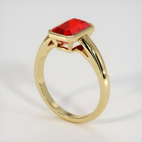 2.81 Ct. Ruby Ring, 14K Yellow Gold 2