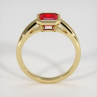 1.22 Ct. Ruby Ring, 14K Yellow Gold 3