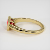 1.22 Ct. Ruby Ring, 14K Yellow Gold 4