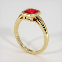 1.35 Ct. Ruby Ring, 14K Yellow Gold 2