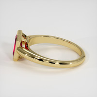 1.02 Ct. Ruby Ring, 14K Yellow Gold 4