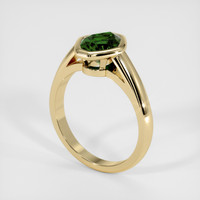 1.84 Ct. Green Sapphire Ring, 14K Yellow Gold 2