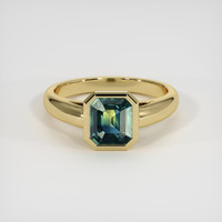 1.60 Ct. Bi Color Sapphire Ring, 14K Yellow Gold 1