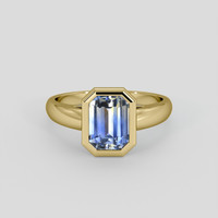 1.95 Ct. Bi Color Sapphire Ring, 14K Yellow Gold 1