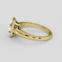 1.95 Ct. Bi Color Sapphire Ring, 14K Yellow Gold 4