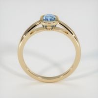 0.62 Ct. Greyish Blue Sapphire Ring, 14K Yellow Gold 3