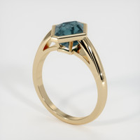 2.40 Ct. Sapphire Ring, 14K Yellow Gold 2