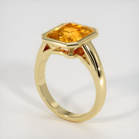 6.06 Ct. Sapphire Ring, 14K Yellow Gold 2