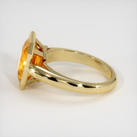 6.06 Ct. Sapphire Ring, 14K Yellow Gold 4