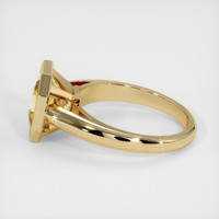 3.05 Ct. Yellow Sapphire Ring, 14K Yellow Gold 4