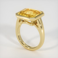 10.14 Ct. Sapphire Ring, 14K Yellow Gold 2
