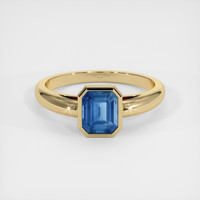 1.24 Ct. Sapphire Ring, 18K Yellow Gold 1