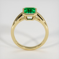 1.25 Ct. Emerald Ring, 18K Yellow Gold 3