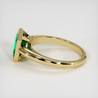 1.25 Ct. Emerald Ring, 18K Yellow Gold 4