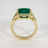 3.51 Ct. Emerald Ring, 18K Yellow Gold 3