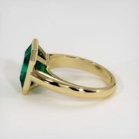 3.51 Ct. Emerald Ring, 18K Yellow Gold 4