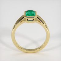 1.18 Ct. Emerald Ring, 18K Yellow Gold 3