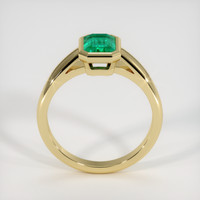 1.18 Ct. Emerald Ring, 18K Yellow Gold 3