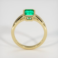 0.75 Ct. Emerald Ring, 18K Yellow Gold 3