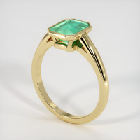 1.76 Ct. Emerald Ring, 18K Yellow Gold 2