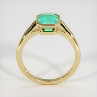 1.76 Ct. Emerald Ring, 18K Yellow Gold 3