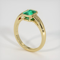 1.76 Ct. Emerald Ring, 18K Yellow Gold 2