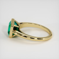 2.52 Ct. Emerald Ring, 18K Yellow Gold 4