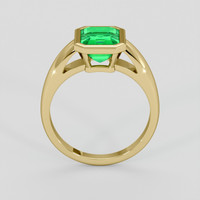 1.77 Ct. Emerald Ring, 18K Yellow Gold 3