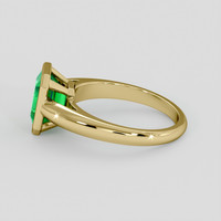 1.77 Ct. Emerald Ring, 18K Yellow Gold 4