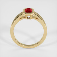 0.62 Ct. Ruby Ring, 18K Yellow Gold 3