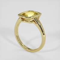 2.58 Ct. Yellow Sapphire Ring, 18K Yellow Gold 2