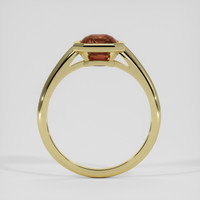 3.01 Ct. Brown Sapphire Ring, 18K Yellow Gold 3