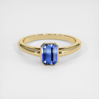 1.03 Ct. Sapphire Ring, 18K Yellow Gold 1