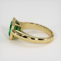 1.49 Ct. Emerald Ring, 18K Yellow Gold 4