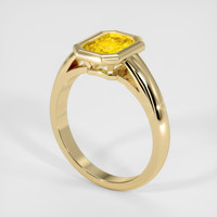 2.53 Ct. Yellow Sapphire Ring, 18K Yellow Gold 2