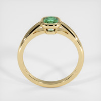 0.96 Ct. Green Sapphire Ring, 18K Yellow Gold 3