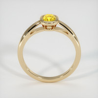 0.60 Ct. Yellow Sapphire Ring, 18K Yellow Gold 3