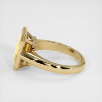 6.59 Ct. Sapphire Ring, 18K Yellow Gold 4