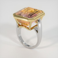 21.99 Ct. Gemstone Ring, 14K Yellow & White 2