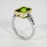 2.77 Ct. Gemstone Ring, 14K Yellow & White 2