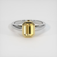 1.31 Ct. Gemstone Ring, 14K Yellow & White 1