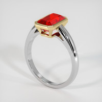 2.81 Ct. Ruby Ring, 14K Yellow & White 2