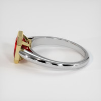 1.61 Ct. Ruby Ring, 14K Yellow & White 4