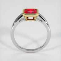 1.35 Ct. Ruby Ring, 14K Yellow & White 3