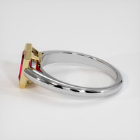 1.02 Ct. Ruby Ring, 14K Yellow & White 4