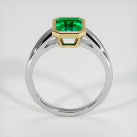 1.25 Ct. Emerald Ring, 18K Yellow & White 3