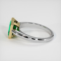 1.25 Ct. Emerald Ring, 18K Yellow & White 4